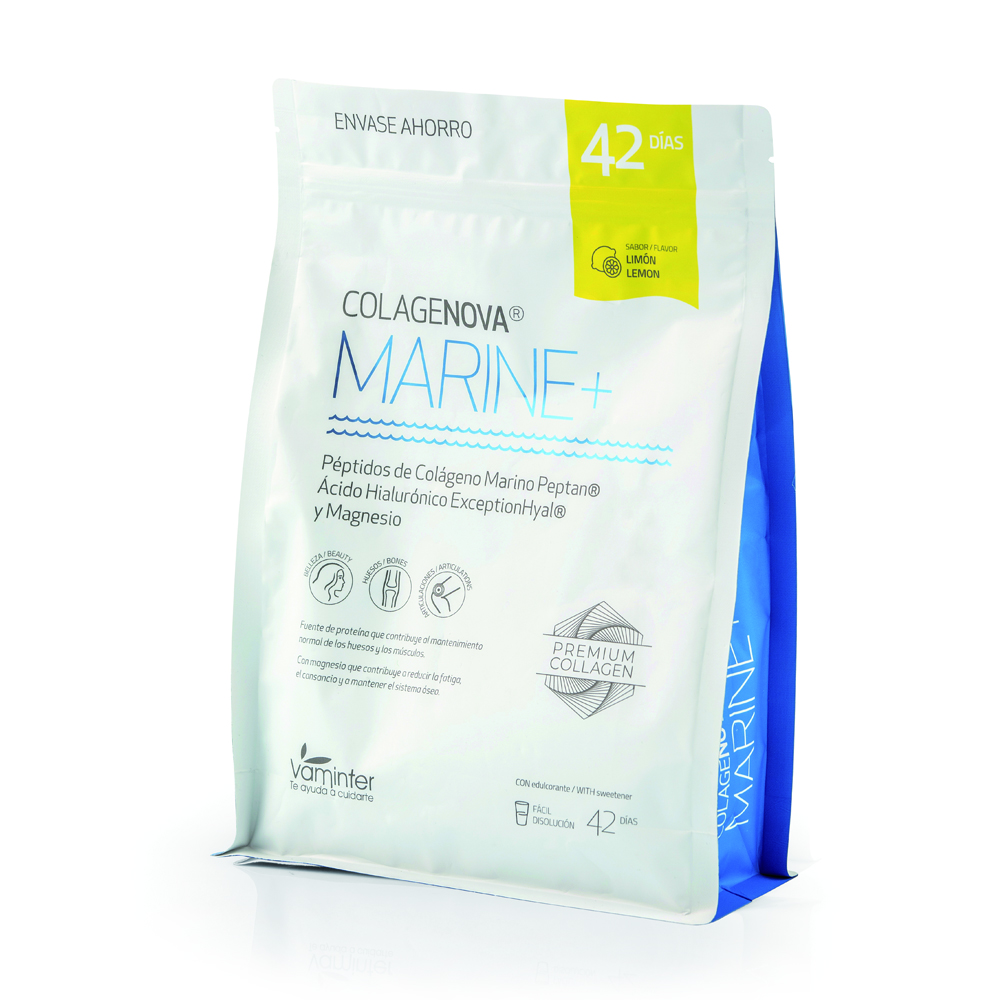 [VACOLMALB] COLAGENOVA MARINE+HIA.+MG BOLSA LIMON 580 GRS.