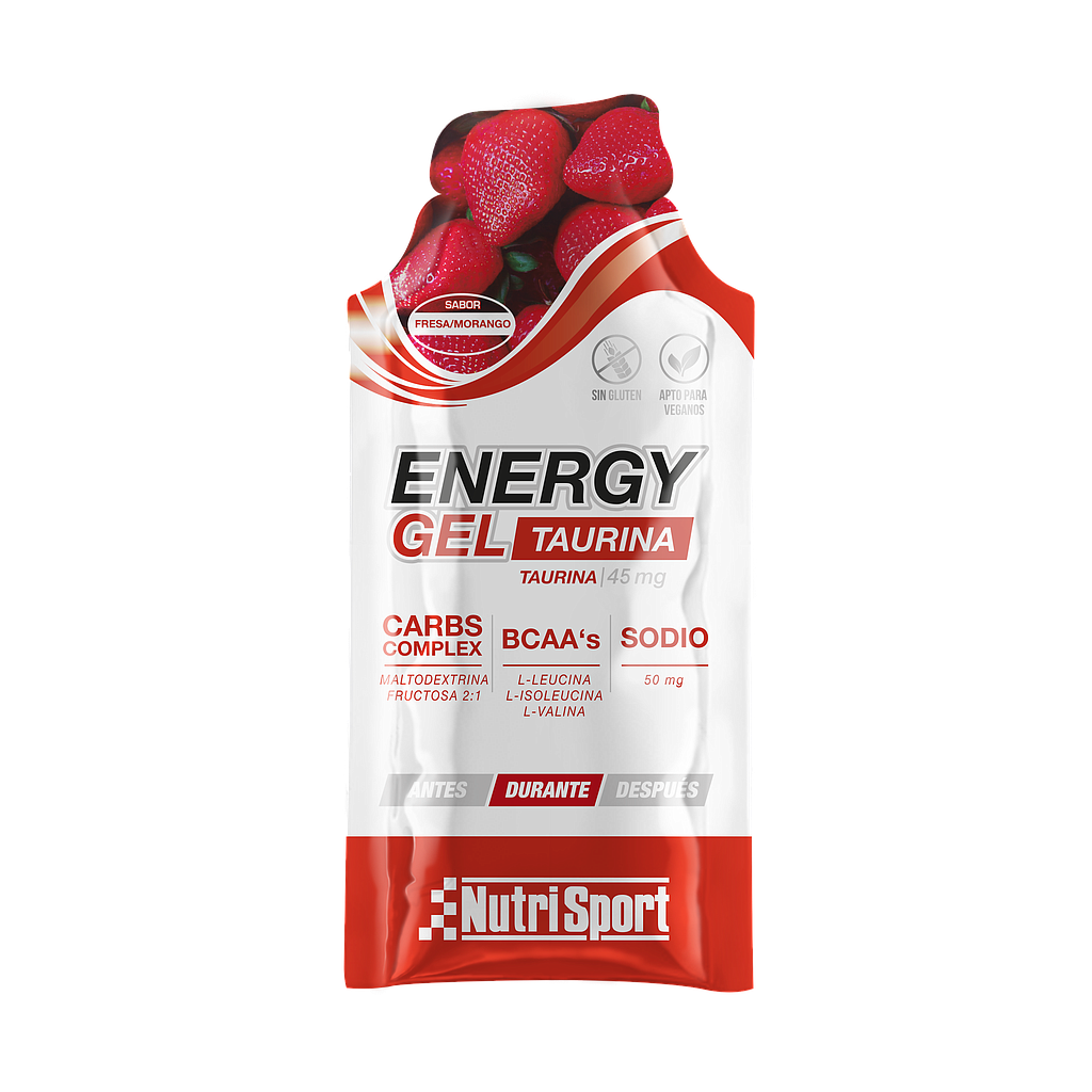 [NSCGTFR] CYCLING GEL 40 GRS.TAURINA FRESA EXP.24 GELES